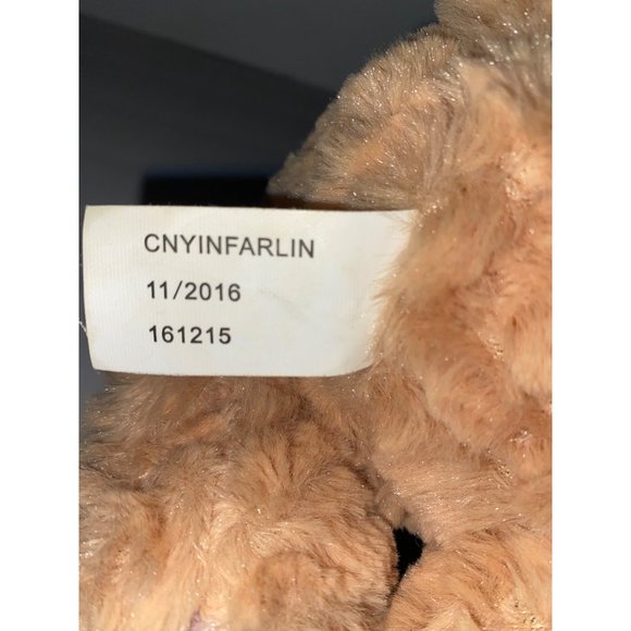 Best Made Toys Easter Bunny Plush 17" Tan Purple Polka Dot & Bow 2016 - Picture 8 of 8